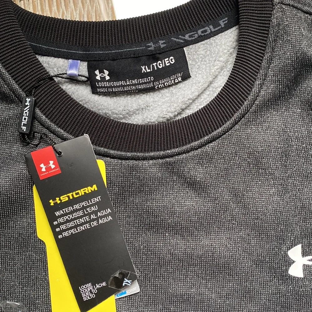 Under Armour Men's ColdGear/Storm/Golf Crewneck - Picture 4 of 7